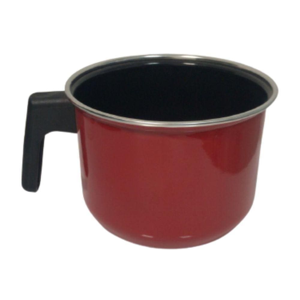 Caneca Vermelha 1450Ml Indução Cooktop Elétrico A Gás Lenha