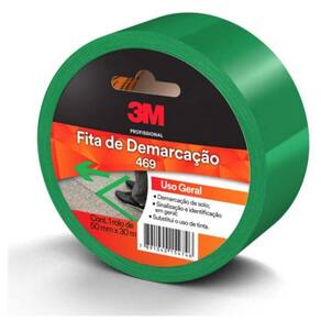 Fita Para Demarcaçao De Solo Verde 100Mm 10Cm X 30M 471 3M