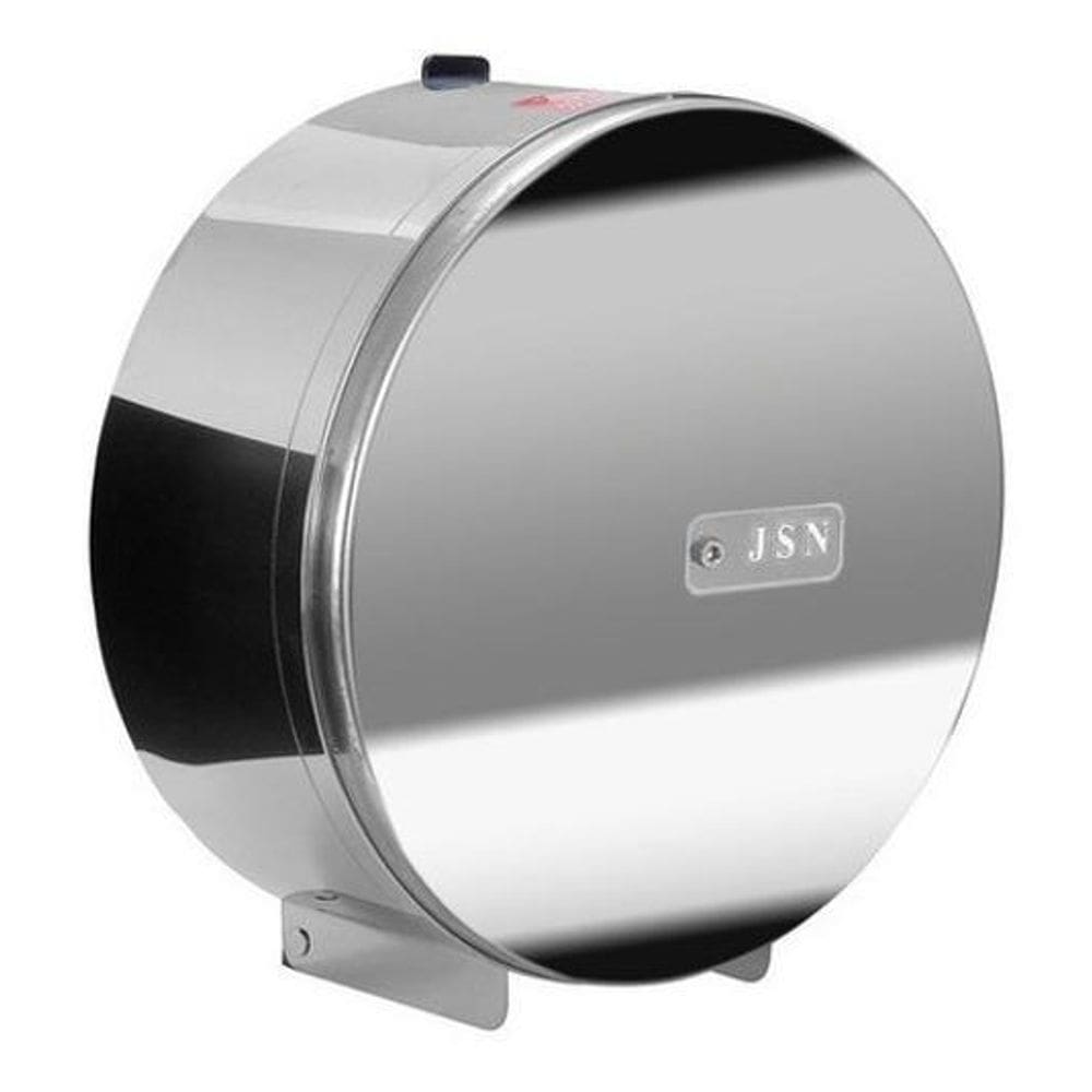 Suporte Rolão Para Papel Higienico De 300 A 400M Em Aço Inox