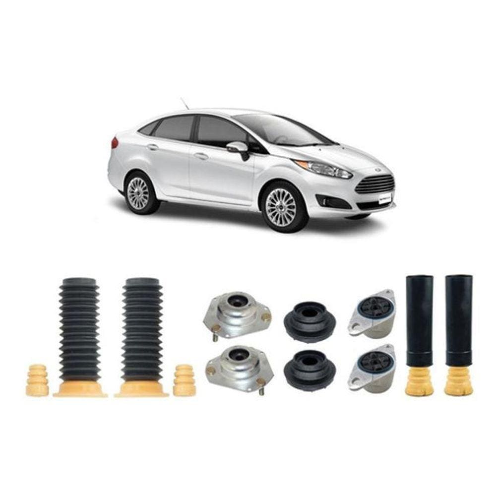 Kit 4 Coxim Batente Fiesta Sedan 2011/20