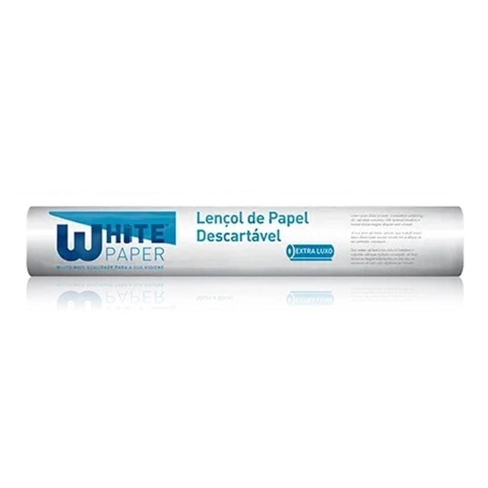 Lencol Papel Hospitalar Descart 70X50X6 Whitepaper 100% Cel