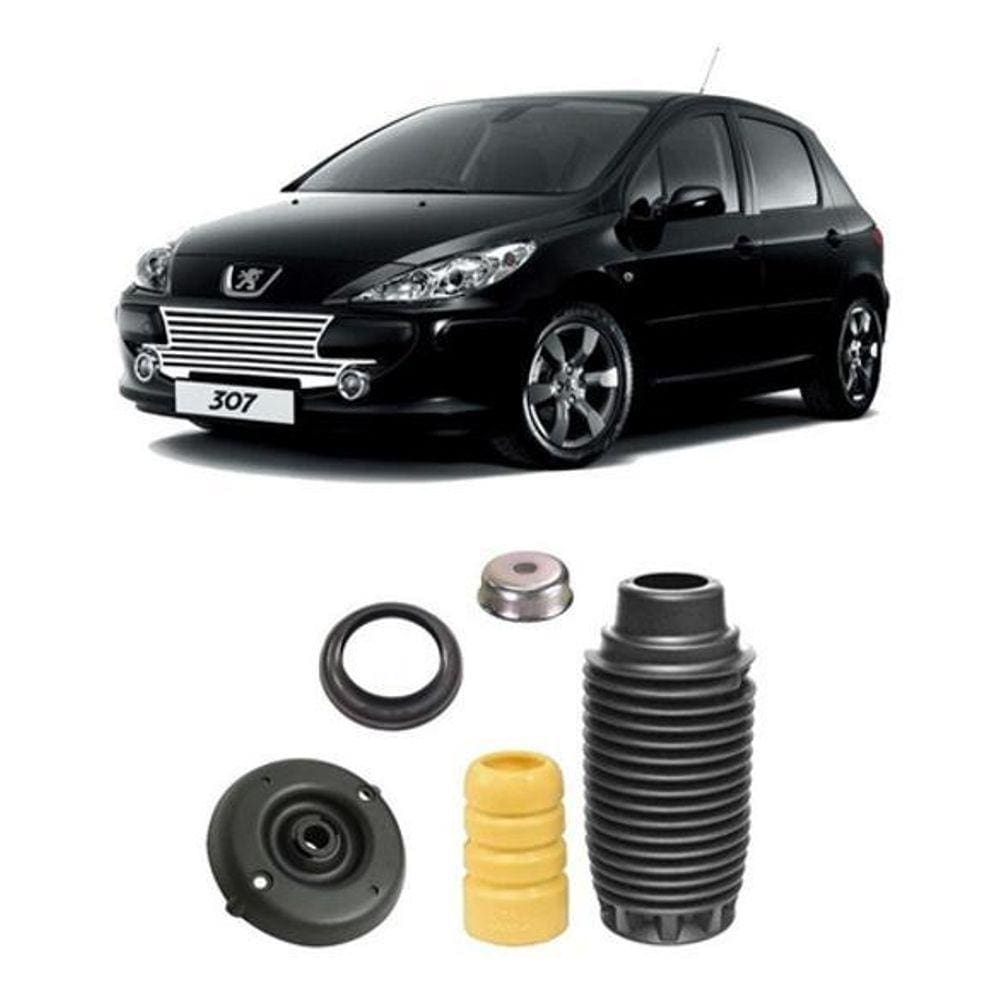 Kit Batente Suspensão Dianteira Peugeot 307 2008 2009 2010