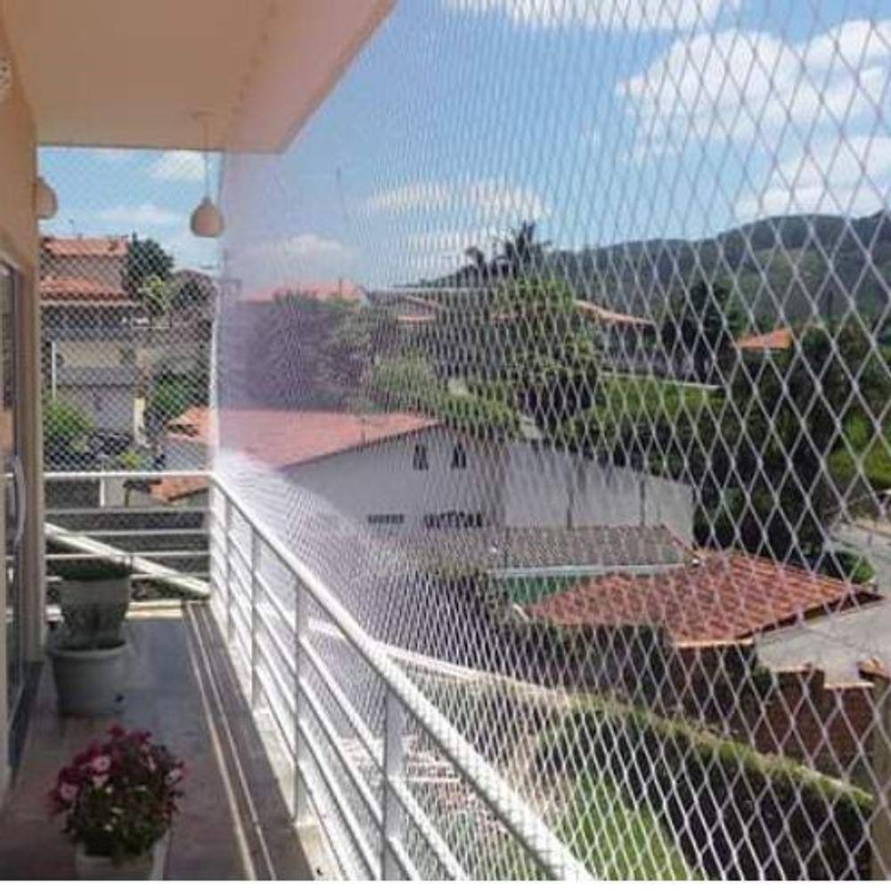 Kit 7.00x1.20 De Redes De Proteção Para Crianças E Gatos