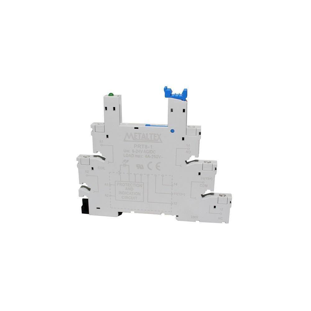 Soquete Para Relé Jz 12-24V Prt8-1 - Metaltex