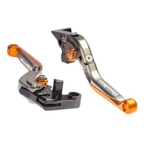 Manete Extensível Titanium/Laranja  Downtown