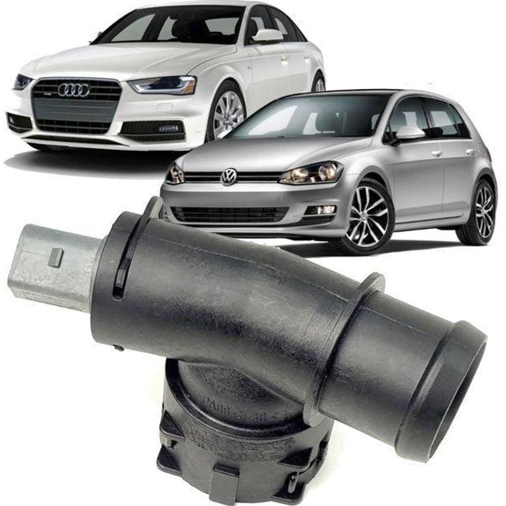 Flange Agua Da Mangueira Inferior Radiador Audi A3 Golf Gti