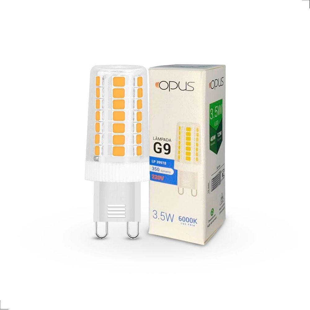 Lampada G9 Led Halopin Bipino 3,5W 6000K 220V