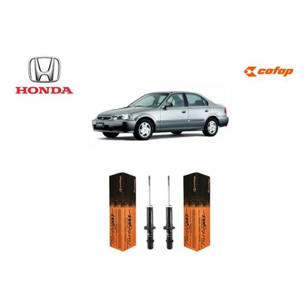 2 Amortecedor Cofap Dianteiro Honda Civic 1996 97 98 99 2000