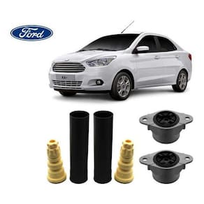 Par Kit Coxim Batente Coifa Do Amortecedor Traseiro Ford Ka