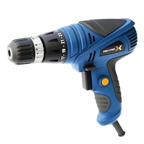 Furadeira Parafusadeira 3/8 300W Profissional Dexter - Azul