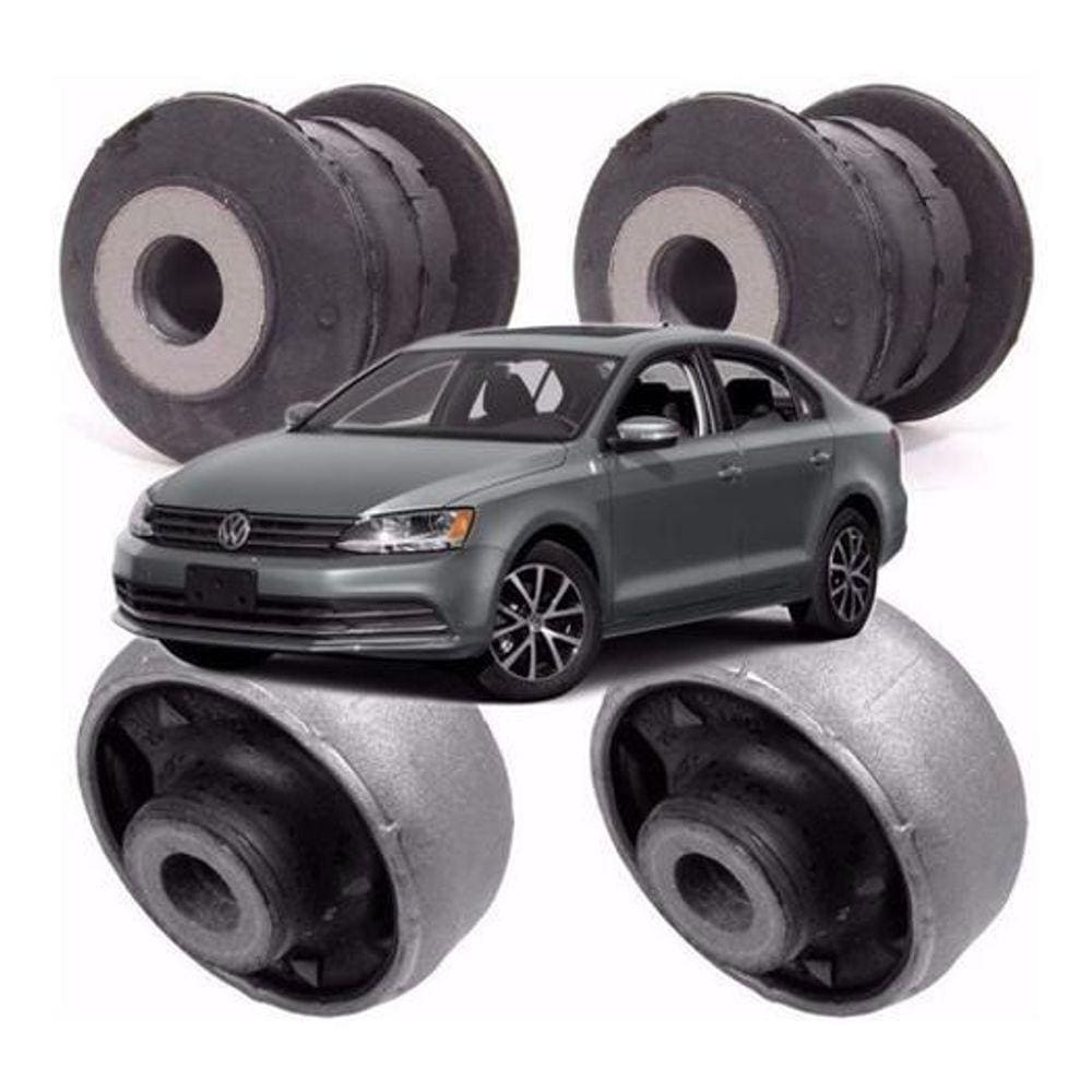 Kit 4 Buchas Bandejas Balanças Dianteiras Jetta 2013 A 2016
