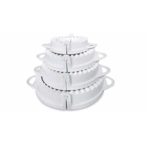 Kit De 4 Formas Para Fazer Pastel E Risoles Branca
