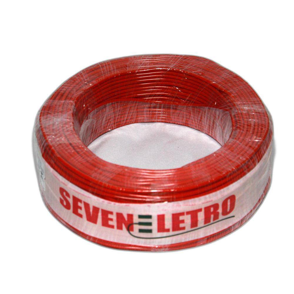 Fio Cabo Flexivel 4 Mm - 10 Metros/ Vermelho.