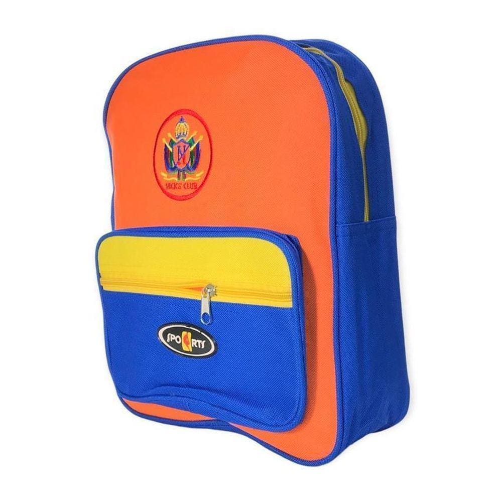 Mochila Kids Infantil Escolar Laranja/Azul