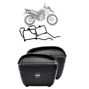 Kit Par Bau Givi E21N + Suporte Givi Pl1114 P Honda Xre300