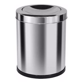 Cesto De Lixo Em Inox 13 Litros Com Tampa Vai E Vem Home