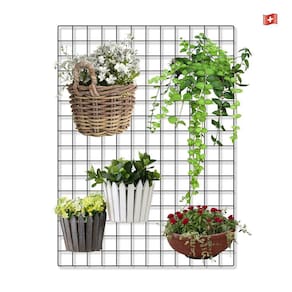 Tela Organizador De Plantas Para Seu Jardim Parede 60X80Cm