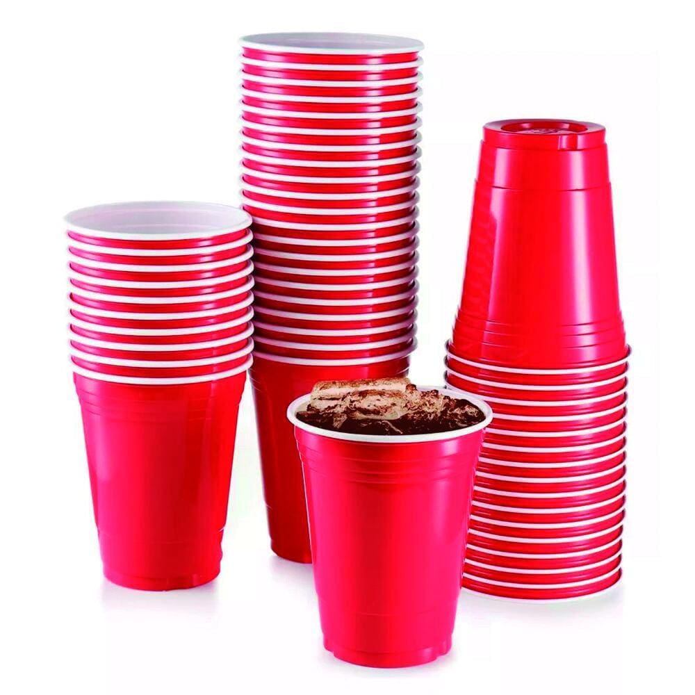 Copo Americano Ecológico 440ml Vermelho - 25 Unidades