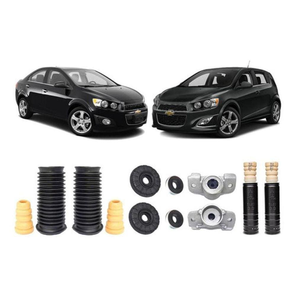 Kit Batente Coxim Rolamento Dianteiro Traseiro Gm Sonic 2012