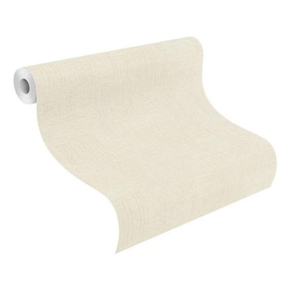 Papel De Parede Importado Vinílico Bege - 53Cm - Rende 10M