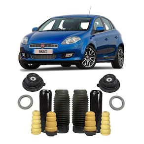 Coxim + Batente Dianteiro Traseiro Fiat Bravo 2011 Até 2017