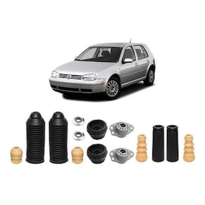 Par Kit Coxim Batente Dianteiro Traseiro Golf 2002 2003 2004