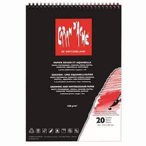 Bloco Desenho Aquarela Caran D Ache 200G A4 20Fls