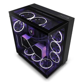 Gabinete Gamer Nzxt H9 Elite Com Fan - Preto