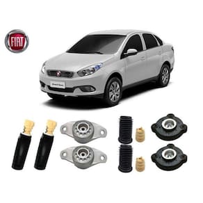 4 Kit Coxim Batente Dianteiro Traseiro Grand Siena 2013 2014