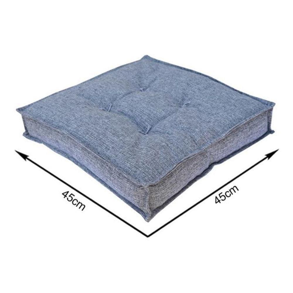 Kit Almofada Futon De Linho 45X45Cm 4 Unidades