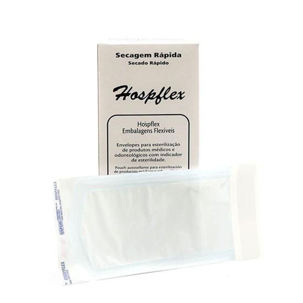 Envelope Para Esterilização Hospflex 9X25Cm 200 Unidade