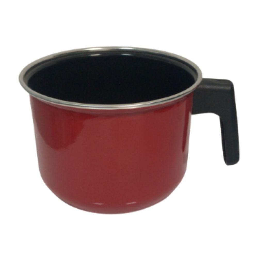 Caneca Esmaltada Média 1,45L Vermelha