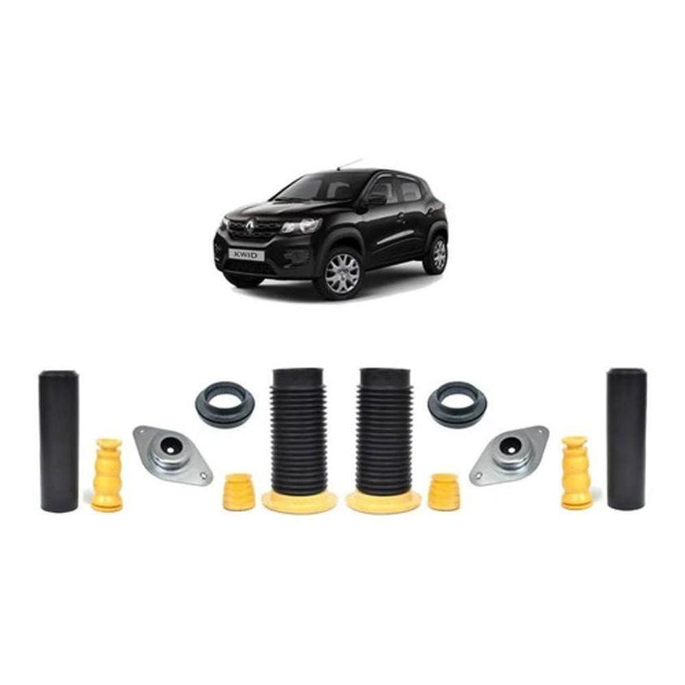 Kit Coxim Batente Dianteiro Traseiro Kwid 2017 2018 2019 20