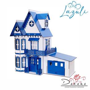 Casa De Bonecas Decorativa Mod Anne Lazuli Garagem Darama