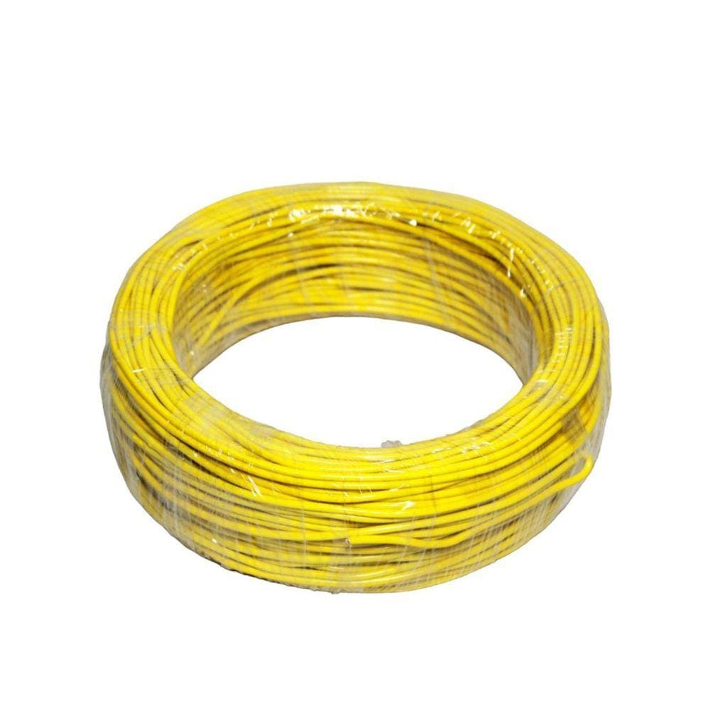 Fios E Cabos 4Mm - Amarelo - 100 Metros - Melhor Escolha