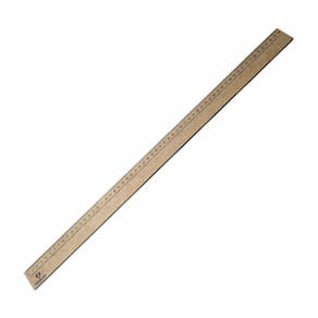 Kit 10 Régua 60Cm Madeira Modelagem Estilista Corte Costura