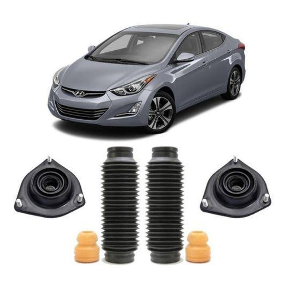 Par Kit Coxim Amortecedor Dianteiro Elantra 2013 2014 2015