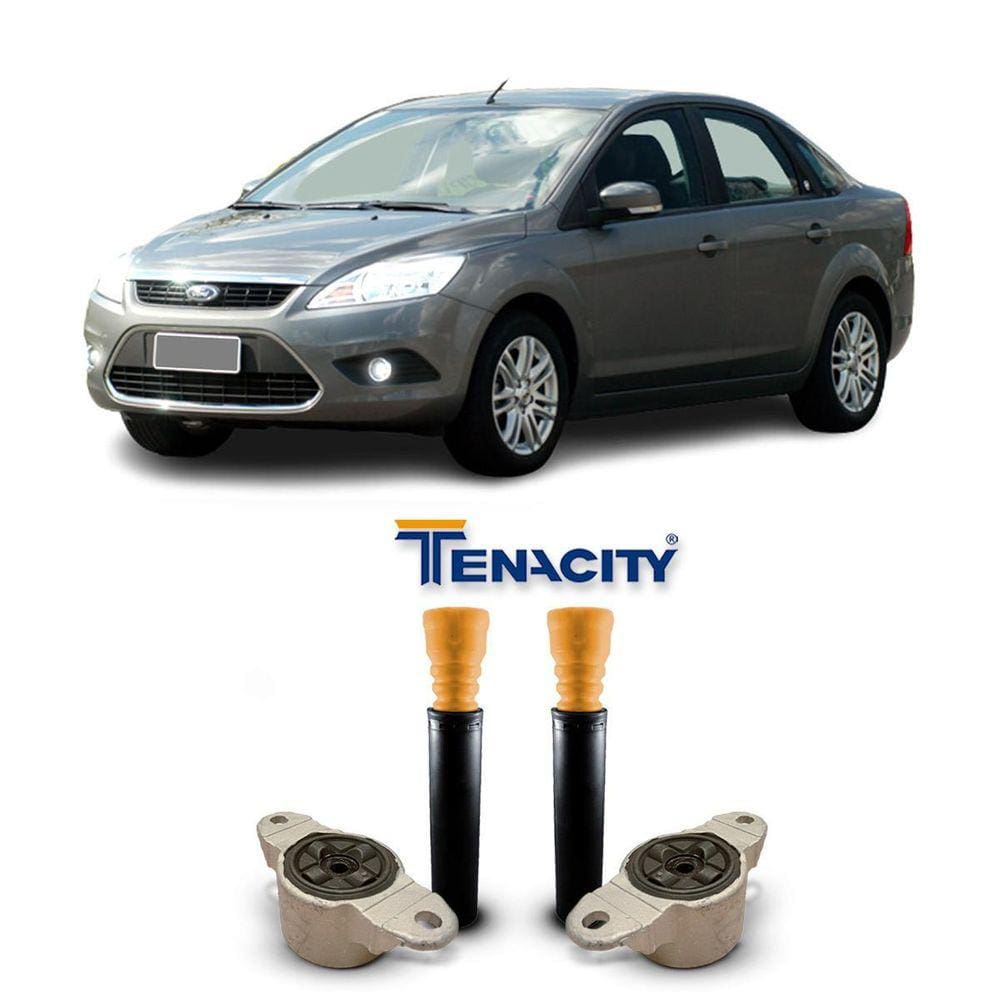 2 Coxim Batente Coifa Traseiro Ford Focus Sedan 2008 A 2013