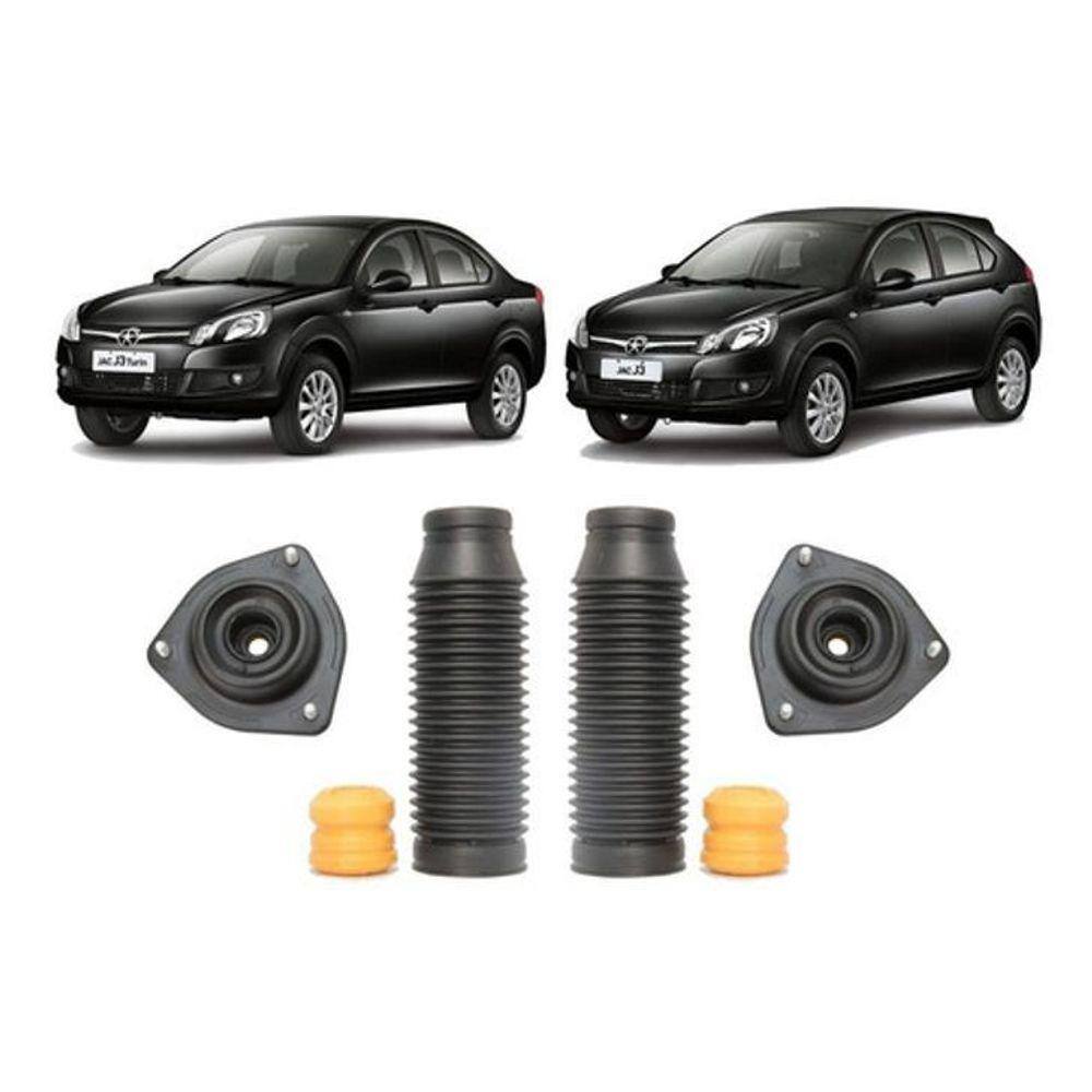 2 Kit Coxim Amortecedor Dianteiro Jac J3 2013 2014 2015 2016