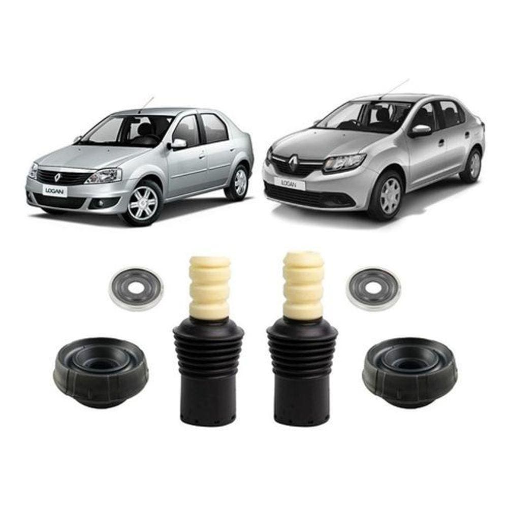 2 Kit Do Amortecedor Dianteiro Renault Logan 2007 2008 2009