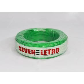 Fio Cabo Flexível 6Mm Verde - 100 Metros