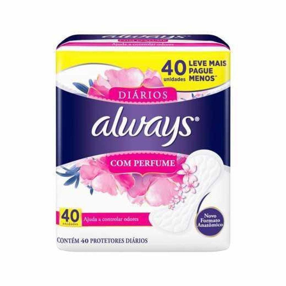 Protetor Diario Always Com Perf 40Un L+P-