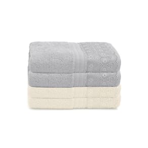 Kit Toalha De Mão Fio Egípcio Buettner 4Pç Lavabo Renascença