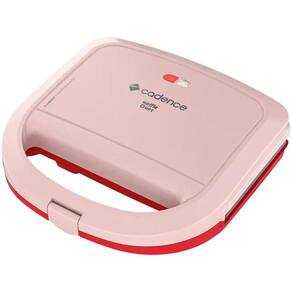 Maquina de Waffle Cadence Duet - WAF200-220 ROSA/VERMELHO 220 VOLTS