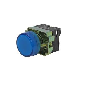 Sinalizador Corpo Metálico Azul 24V M20Pr-Bl7 Metaltex