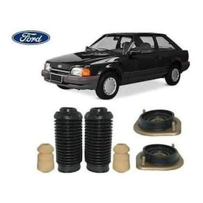 Par Coxim Batente Coifa Amortecedor Dianteiro Ford Escort