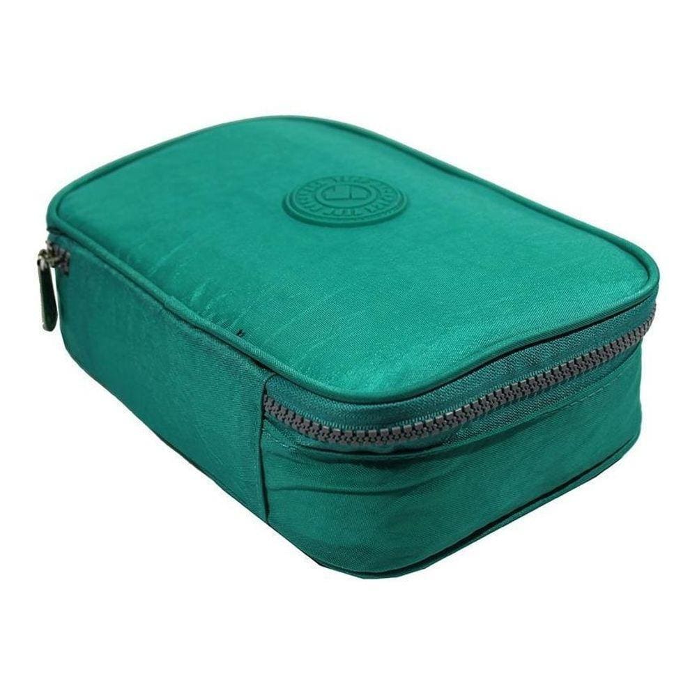 Estojo Escolar Jumbo Feminino Quadrado Grande Unissex