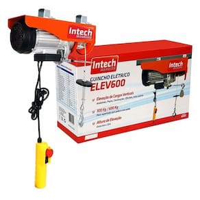 Guincho Eletrico Intech Machine 600Kg 12Mts Elev600-220V