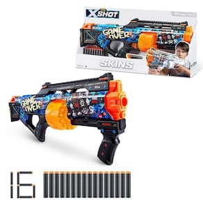 Lançador X-Shot - Skins - Last Stand - 16 Dardos - Game Over