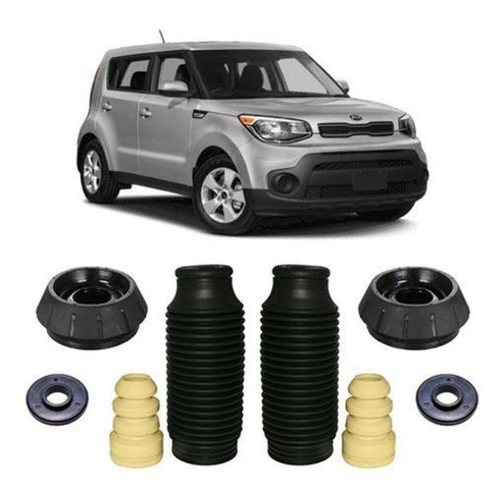 Kit Batente Coxim Dianteiro Kia Soul 2015 2016 2017 2018 19
